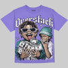 Jordan 5 Grape DopeSkill Oversize Print T-Shirt Overstack Graphic Streetwear - Violet