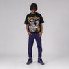 Lakers 4s DopeSkill Oversize Print T-Shirt Overstack Graphic