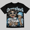Jordan 11 Legend Blue DopeSkill Oversize Print T-Shirt Overstack Graphic Streetwear - Black