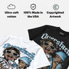 Legend Blue 11s DopeSkill Oversize Print T-Shirt Overstack Graphic
