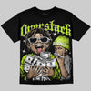 Max 95 Big Bubble Neon Yellow DopeSkill Oversize Print T-Shirt Overstack Graphic Streetwear - Black