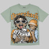 Jordan 5 Olive DopeSkill Oversize Print T-Shirt Overstack Graphic Streetwear - Bay