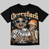 Jordan 3 Orange Citrus DopeSkill Oversize Print T-Shirt Overstack Graphic Streetwear - Black