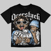 Jordan 6 Oreo DopeSkill Oversize Print T-Shirt Overstack Graphic Streetwear - Black