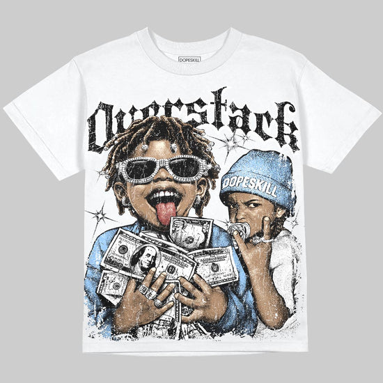 Jordan 6 Oreo DopeSkill Oversize Print T-Shirt Overstack Graphic Streetwear - White