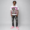 Triple Pink Dunk DopeSkill Oversize Print T-Shirt Overstack Graphic