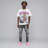 Triple Pink Dunk DopeSkill Oversize Print T-Shirt Paycation Graphic