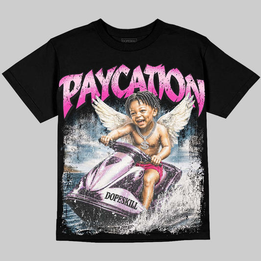 Dunk Triple Pink DopeSkill Oversize Print T-Shirt Paycation Graphic Streetwear - Black