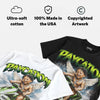 Foamposite One Green Camo DopeSkill Oversize Print T-Shirt Paycation Graphic