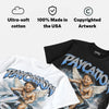Black University Blue 5s DopeSkill Oversize Print T-Shirt Paycation Graphic