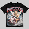 Jordan 4 Bred DopeSkill Oversize Print T-Shirt Paycation Graphic Streetwear - Black