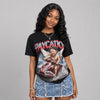 Bred 4s DopeSkill Oversize Print T-Shirt Paycation Graphic