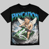 Jordan 12 Bucks DopeSkill Oversize Print T-Shirt Paycation Graphic Streetwear - Black