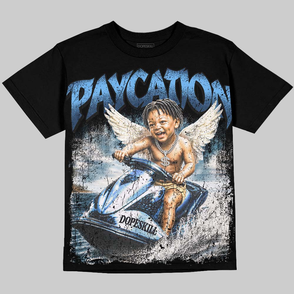Jordan 13 Flint DopeSkill Oversize Print T-Shirt Paycation Graphic Streetwear - Black