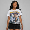 Lakers 4s DopeSkill Oversize Print T-Shirt Paycation Graphic