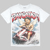 Jordan 9 Space Jam DopeSkill Oversize Print T-Shirt Paycation Graphic Streetwear - White