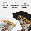 Black Tour Yellow AJ 4 Thunder DopeSkill Oversize Print T-Shirt Paycation Graphic