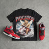 Toro Bravo 4s DopeSkill Oversize Print T-Shirt Paycation Graphic