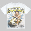 Jordan 4 Tour Yellow DopeSkill Oversize Print T-Shirt Paycation Graphic Streetwear - White