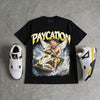 Tour Yellow 4s DopeSkill Oversize Print T-Shirt Paycation Graphic