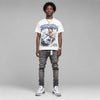 True Blue 3s DopeSkill Oversize Print T-Shirt Paycation Graphic