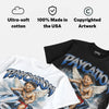 True Blue 3s DopeSkill Oversize Print T-Shirt Paycation Graphic