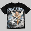 Jordan 5 White Metallic DopeSkill Oversize Print T-Shirt Paycation Graphic Streetwear - Black