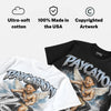White Metallic 5s DopeSkill Oversize Print T-Shirt Paycation Graphic