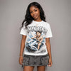 Wolf Grey 5s DopeSkill Oversize Print T-Shirt Paycation Graphic