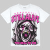 Dunk Triple Pink DopeSkill Oversize Print T-Shirt Still Alive Graphic Streetwear - White