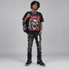 Bred 4s DopeSkill Oversize Print T-Shirt Still Alive Graphic