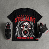 Bred 4s DopeSkill Oversize Print T-Shirt Still Alive Graphic