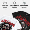 Bred 4s DopeSkill Oversize Print T-Shirt Still Alive Graphic