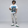 Bucks 12s DopeSkill Oversize Print T-Shirt Still Alive Graphic