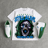 Bucks 12s DopeSkill Oversize Print T-Shirt Still Alive Graphic