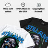 Bucks 12s DopeSkill Oversize Print T-Shirt Still Alive Graphic