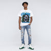 Bucks 12s DopeSkill Oversize Print T-Shirt Still Alive Graphic