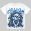 Jordan 13 Flint DopeSkill Oversize Print T-Shirt Still Alive Graphic Streetwear - White