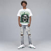 Forest Green 14s DopeSkill Oversize Print T-Shirt Still Alive Graphic