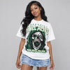 Forest Green 14s DopeSkill Oversize Print T-Shirt Still Alive Graphic