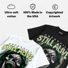 Forest Green 14s DopeSkill Oversize Print T-Shirt Still Alive Graphic
