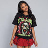 Halloween 5s DopeSkill Oversize Print T-Shirt Still Alive Graphic