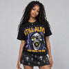 Lakers 4s DopeSkill Oversize Print T-Shirt Still Alive Graphic