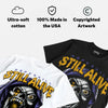 Lakers 4s DopeSkill Oversize Print T-Shirt Still Alive Graphic