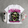 Tennis Day 7s DopeSkill Oversize Print T-Shirt Still Alive Graphic