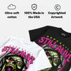 Tennis Day 7s DopeSkill Oversize Print T-Shirt Still Alive Graphic