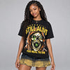 Tour Yellow 4s DopeSkill Oversize Print T-Shirt Still Alive Graphic