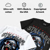 True Blue 3s DopeSkill Oversize Print T-Shirt Still Alive Graphic