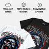 True Blue 3s DopeSkill Oversize Print T-Shirt Still Alive Graphic