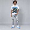 UNC 11s DopeSkill Oversize Print T-Shirt Still Alive Graphic